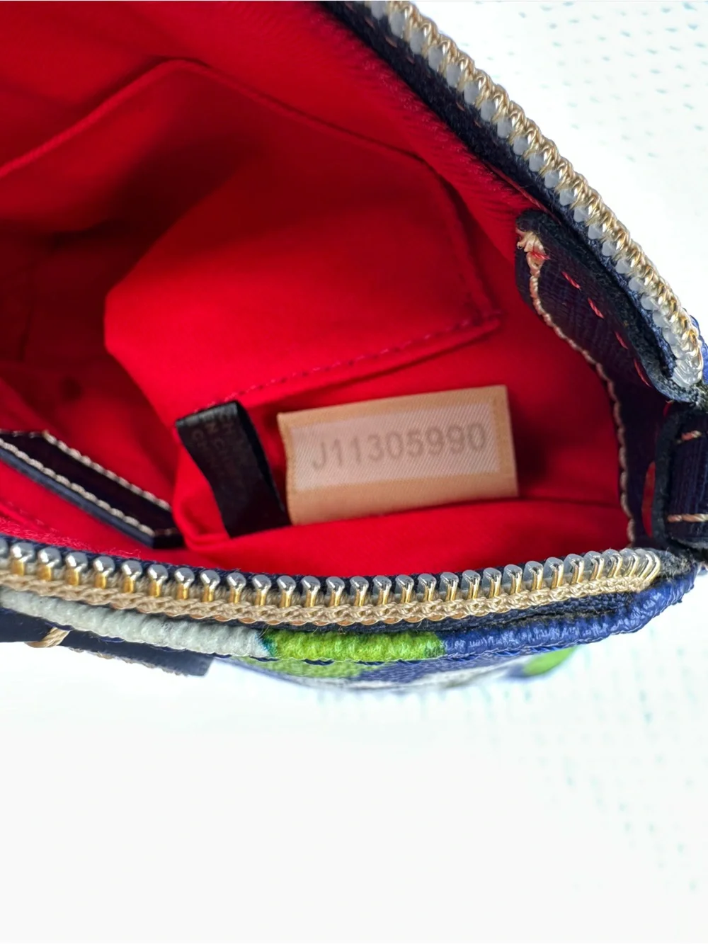 Dooney & Bourke Navy Blue Floral Small Domed Satchel with White Hydrangeas